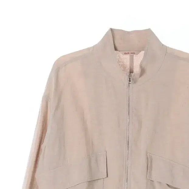 [BUNJANG] Marie Claire Linen Jacket Beige M / 마리끌레르 린넨 자켓 베이지 M