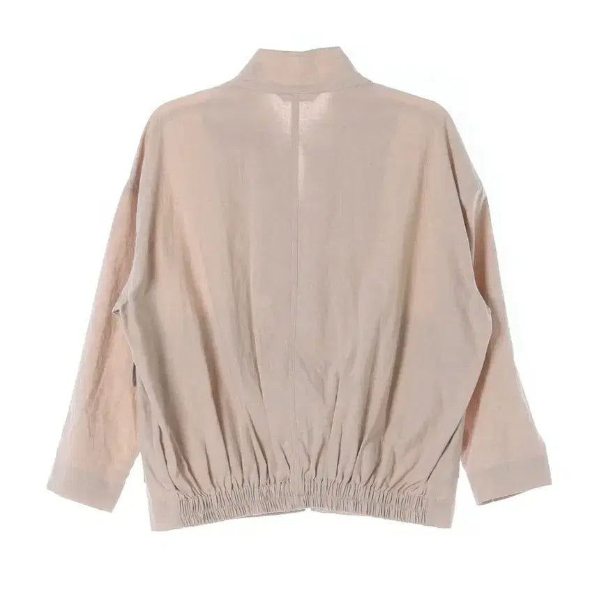 [BUNJANG] Marie Claire Linen Jacket Beige M / 마리끌레르 린넨 자켓 베이지 M