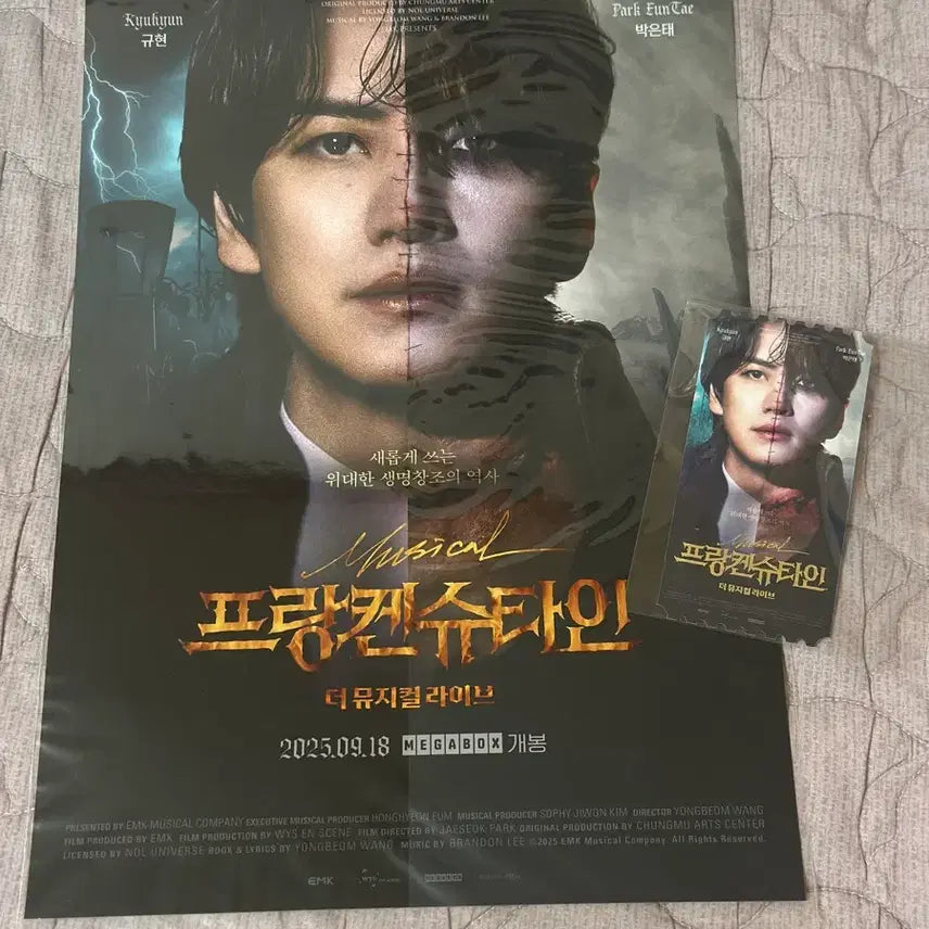 [SOLD OUT] 프뮤라 프랑켄슈타인 a3포스터 + 오리지널티켓 일괄