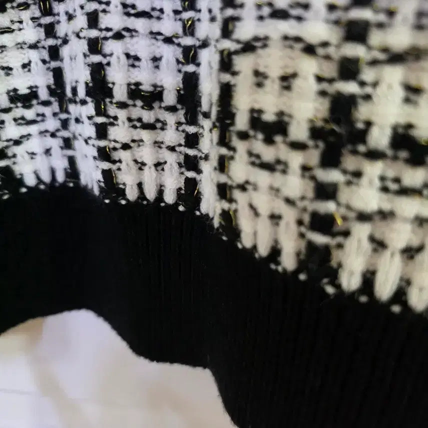 [BUNJANG] Spring Tweed Knit Cardigan / 봄  캐주얼 자켓  같은 니트  가디건   깨끗해요  가슴54