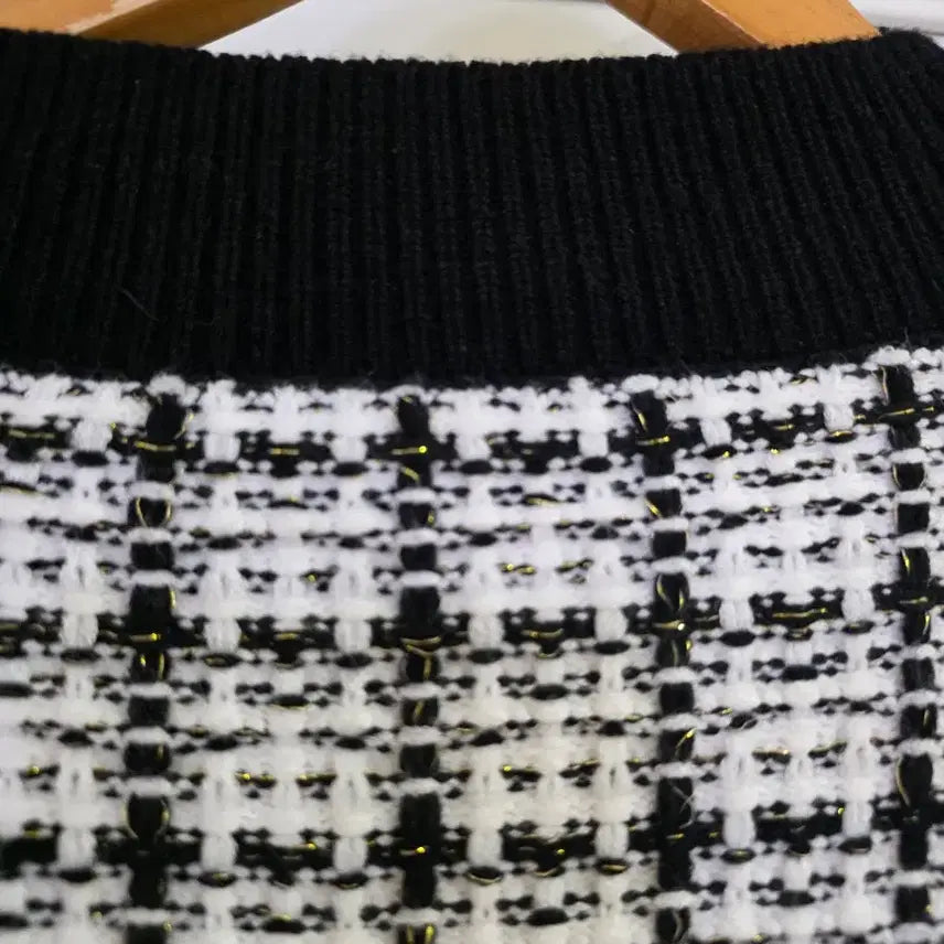 [BUNJANG] Spring Tweed Knit Cardigan / 봄  캐주얼 자켓  같은 니트  가디건   깨끗해요  가슴54
