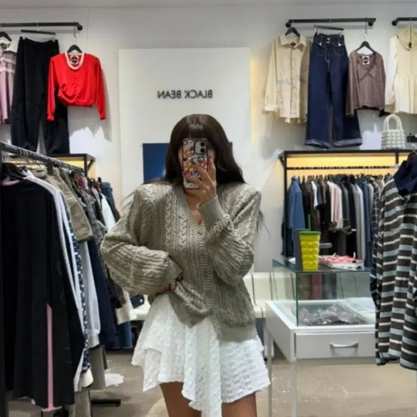 [BUNJANG] Bell 201 Sage The Sunset Skirt / (새상품)벨201 세이지 더센셋 스커트