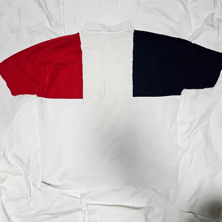 [BUNJANG] Lacoste Colorblock Short-Sleeve Polo T-Shirt - Size M / 라코스테 배색 반팔 카라 티셔츠 M