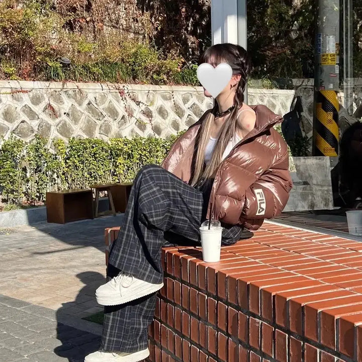[BUNJANG] COS Wide Leg Check Trousers / cos 와이드 레그 체크 트라우저 코스