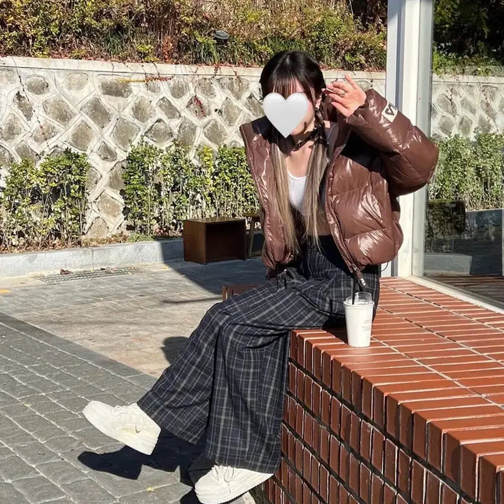 [BUNJANG] COS Wide Leg Check Trousers / cos 와이드 레그 체크 트라우저 코스