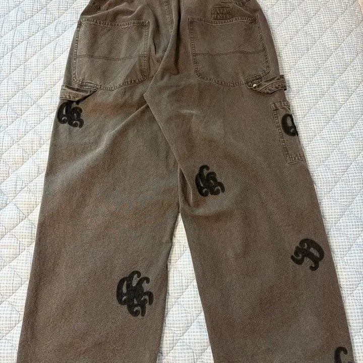 [BUNJANG] Polytelu 1011 Patched Hammer Pants Dark Brown / [2] 폴리테루 1011 패치드 해머 팬츠 다크 브라운
