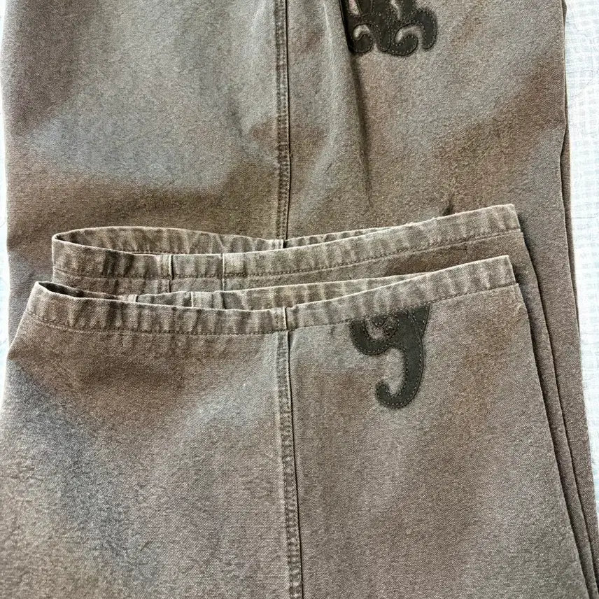 [BUNJANG] Polytelu 1011 Patched Hammer Pants Dark Brown / [2] 폴리테루 1011 패치드 해머 팬츠 다크 브라운