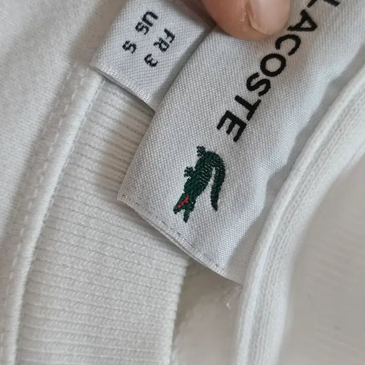 [BUNJANG] Lacoste Square Crocodile Print Sweatshirt / 라코스테 네모악어 프린팅 맨투맨 스웻셔츠 S