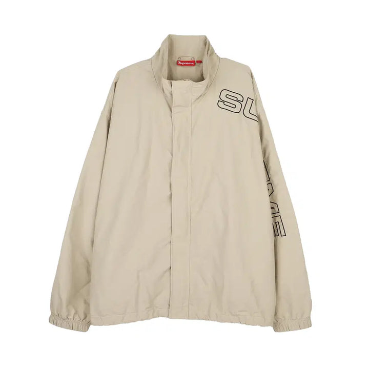[SOLD OUT] [XXL] 슈프림 스펠아웃 자수 트랙 자켓 샌드 - 23FW