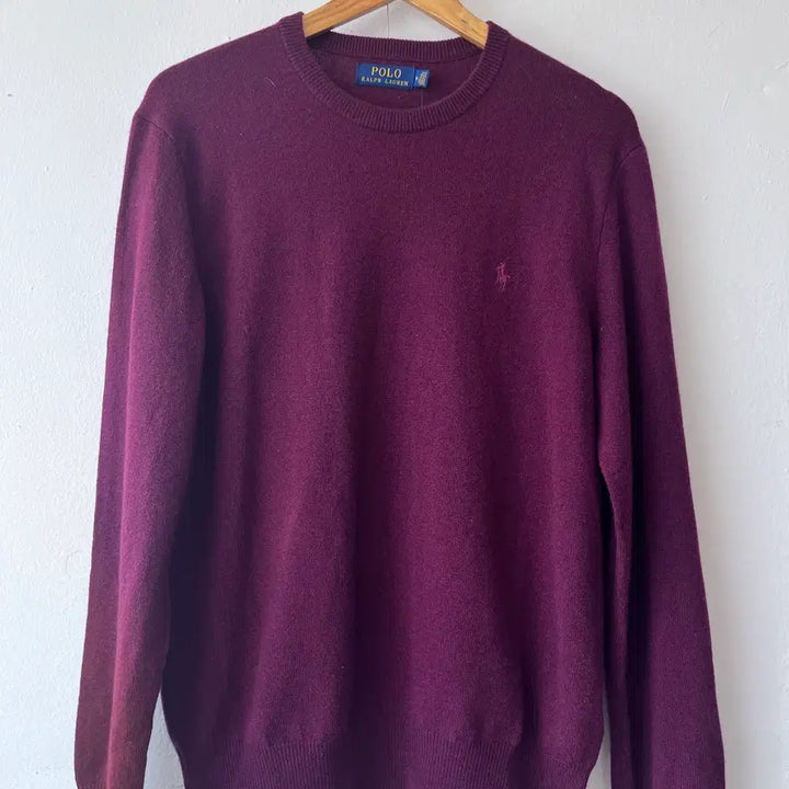 [BUNJANG] Polo Ralph Lauren Wool Round Knit Sweater / 새제품)폴로랄프로렌 남성 울100라운드니트 M사이즈