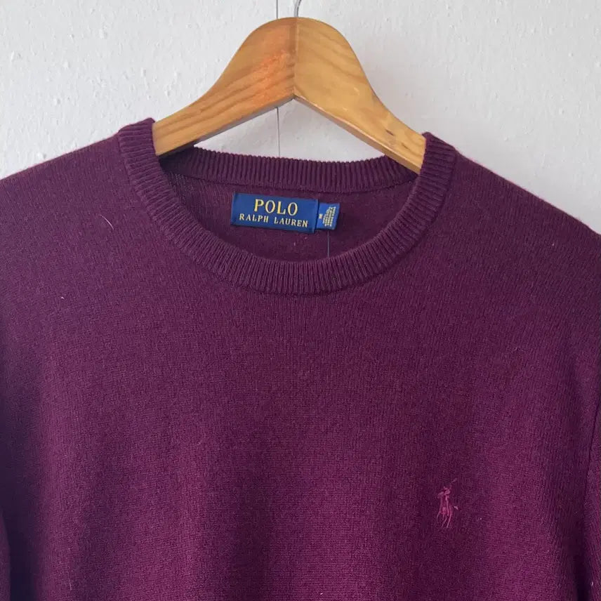 [BUNJANG] Polo Ralph Lauren Wool Round Knit Sweater / 새제품)폴로랄프로렌 남성 울100라운드니트 M사이즈