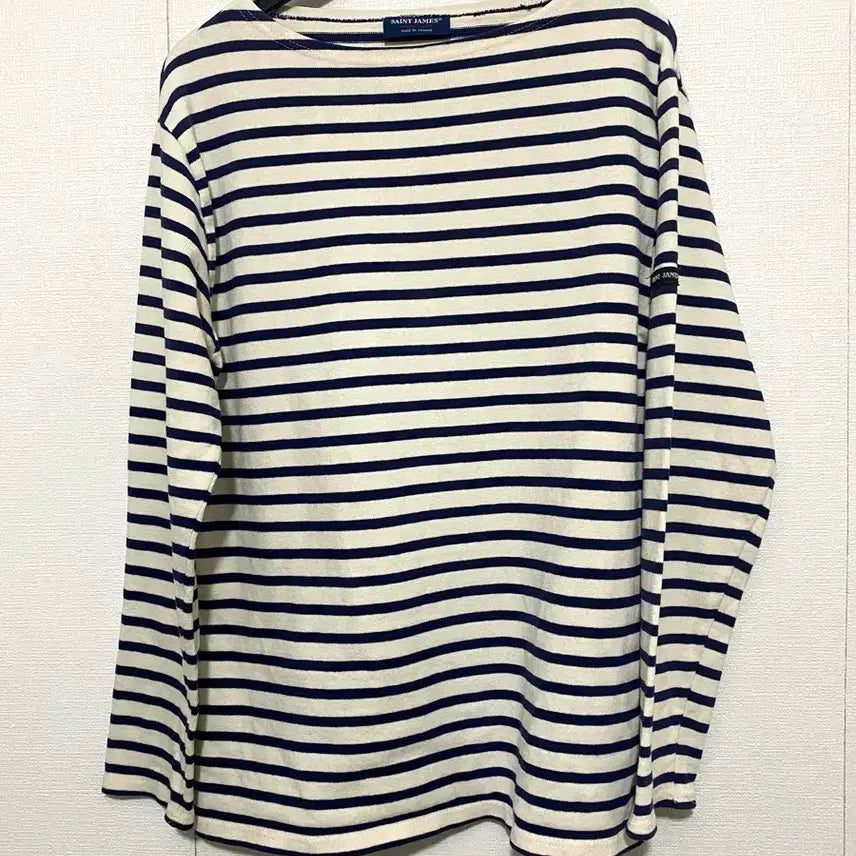 [BUNJANG] Saint James Striped Long Sleeve T-Shirt / 세인트 제임스 티셔츠