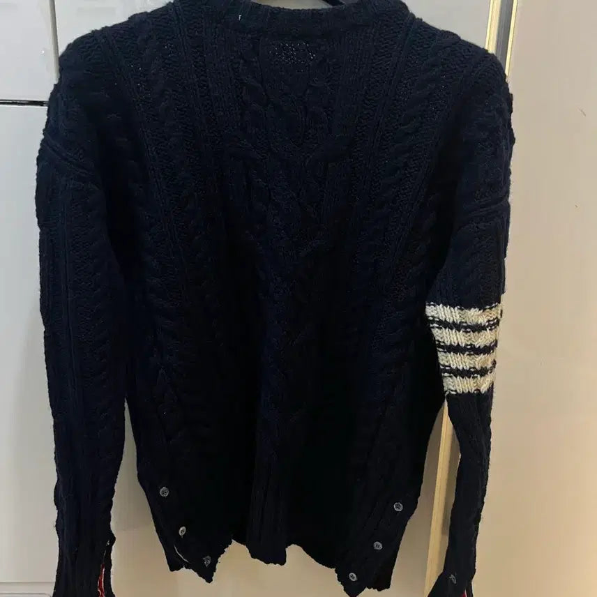 [BUNJANG] Thom Browne Cable Mohair Sweater (Size 4) / 톰브라운 케이블모헤어스웨터 4사이즈 (새상품급)
