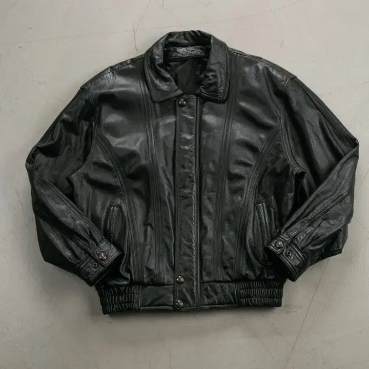 [BUNJANG] Vintage Leather Jacket / 빈티지 레더 자켓
