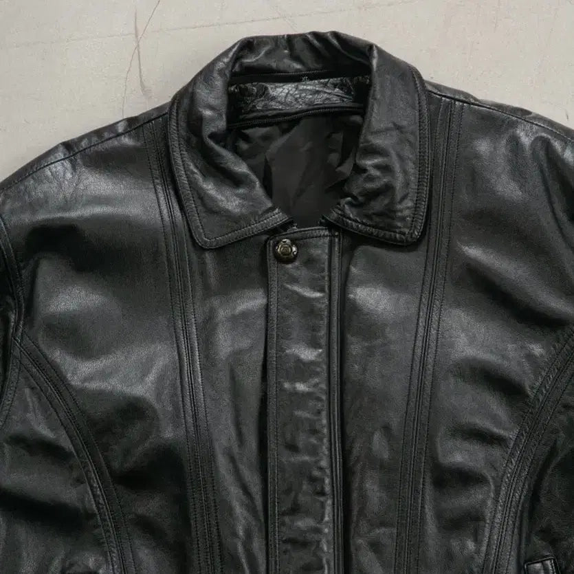 [BUNJANG] Vintage Leather Jacket / 빈티지 레더 자켓