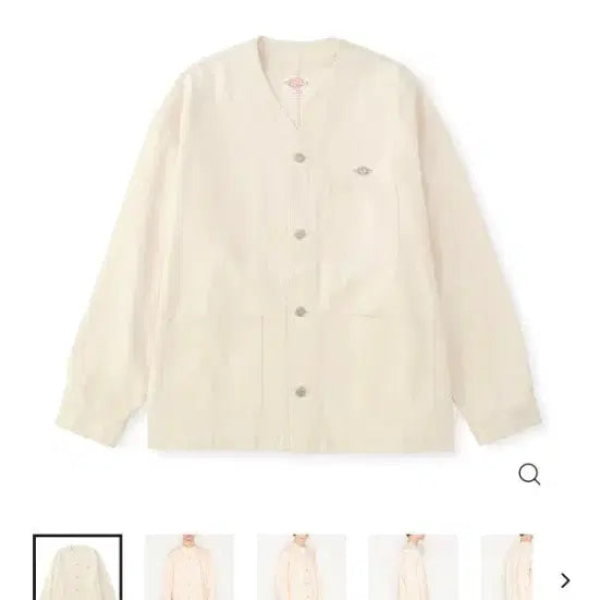 [BUNJANG] DANTON Cotton Drill Collarless Jacket 42 / DANTON 노카라 코튼 드릴 자켓 42 새상품
