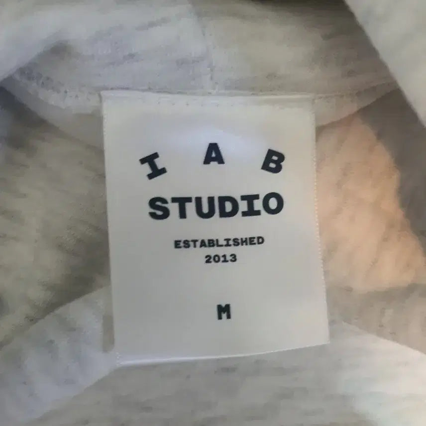 [BUNJANG] IAB Studio Hoodie Light Gray M / 아이앱 스튜디오 후드