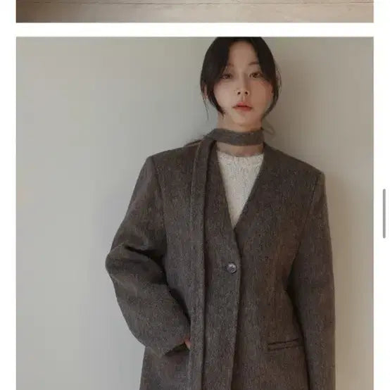 [BUNJANG] Common Unique Wool Belted Handmade Coat / 커먼유니크 울 핸드메이드 벨티드 코트