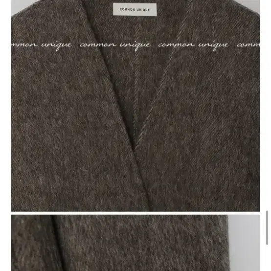 [BUNJANG] Common Unique Wool Belted Handmade Coat / 커먼유니크 울 핸드메이드 벨티드 코트