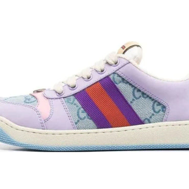 [BUNJANG] Gucci Screener Purple Multi Sneakers / 구찌 스크리너 퍼플 멀티 스니커즈 741575 36