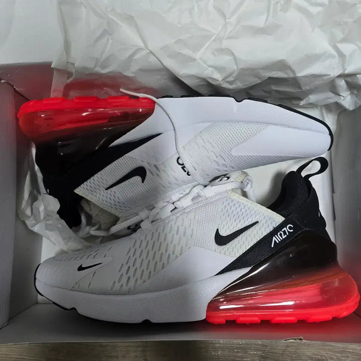 [BUNJANG] Nike Air Max 270 White Sneakers / 나이키 에어맥스 270화이트