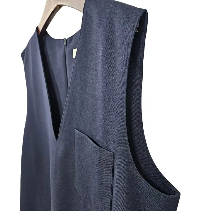 [BUNJANG] LOW CLASSIC Patch Pocket Dress Navy / LOCLE  로우 클래식 패치 포켓 원피스  d119
