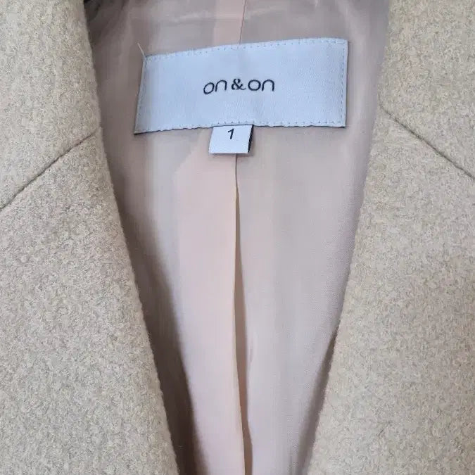 [BUNJANG] On&On Gi Eun-se Boucle Wool Jacket Beige / 기은세 온앤온 부클 울 자켓 베이지 봄 55 사무실 출근룩 단아