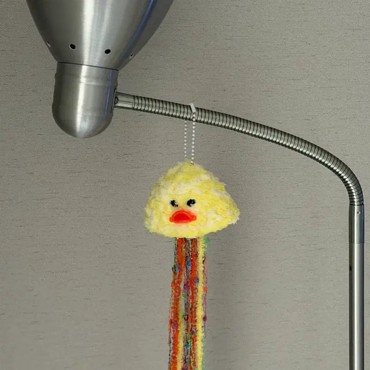 [BUNJANG] Alien Duck Jellyfish Keyring / 외계인 오리 뜨개 해파리 키링
