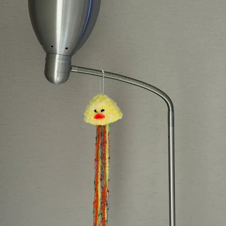 [BUNJANG] Alien Duck Jellyfish Keyring / 외계인 오리 뜨개 해파리 키링