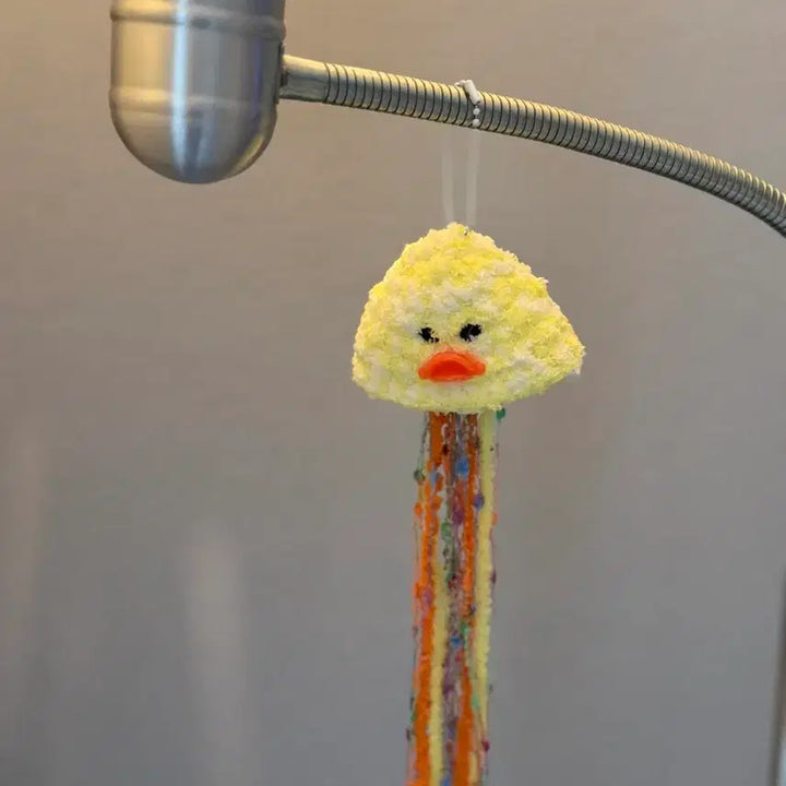 [BUNJANG] Alien Duck Jellyfish Keyring / 외계인 오리 뜨개 해파리 키링