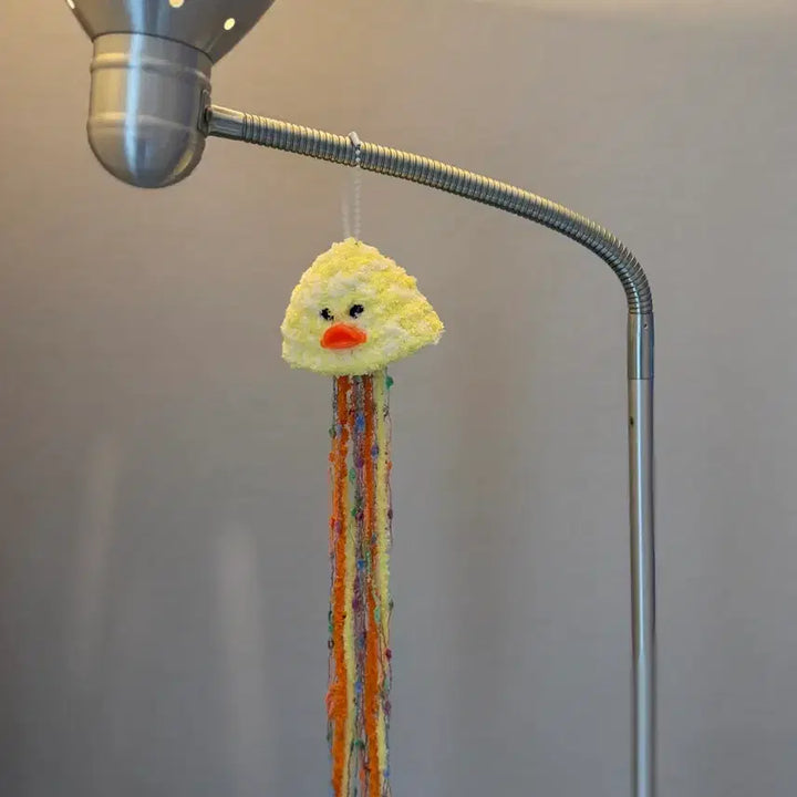 [BUNJANG] Alien Duck Jellyfish Keyring / 외계인 오리 뜨개 해파리 키링