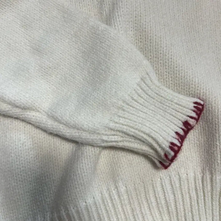 [BUNJANG] Ablly Bonded Ddukbokki Toggle Knit / 에이블리 온디드 떡볶이 니트