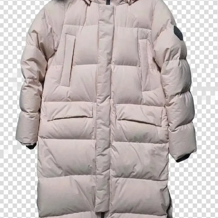 [BUNJANG] Aider Duck Down Long Padded Jacket (S) / 아이더 덕다운 롱패딩S 후드 탈부착가능