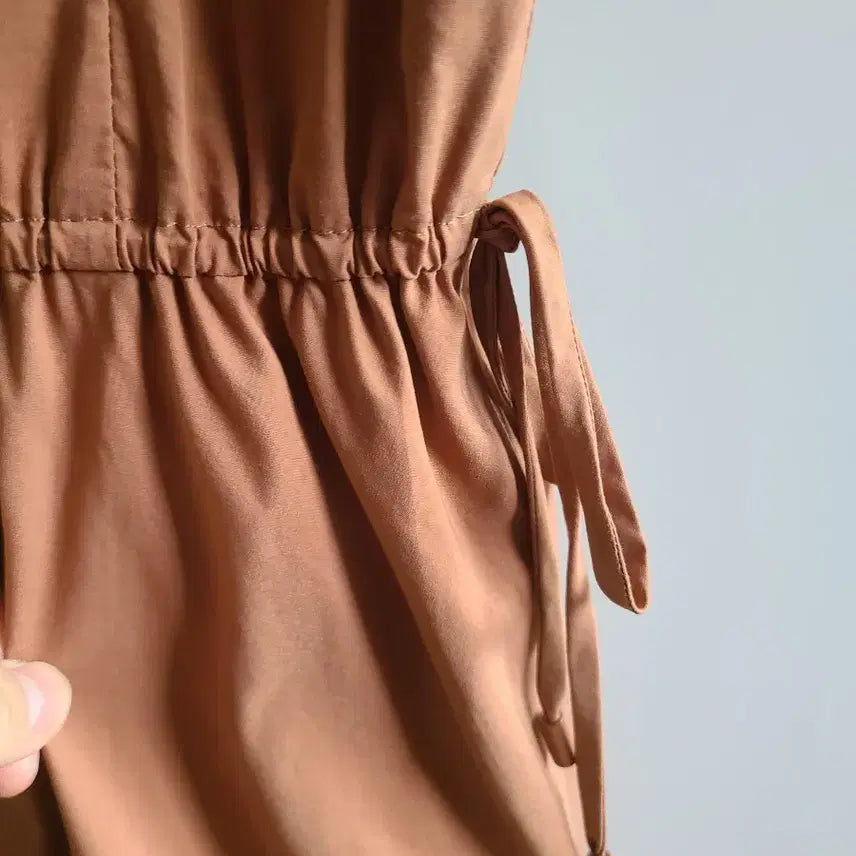 [BUNJANG] GGPX Brown Lace Long Dress / 지지피엑스GGPS브라운 레이스 롱 원피스