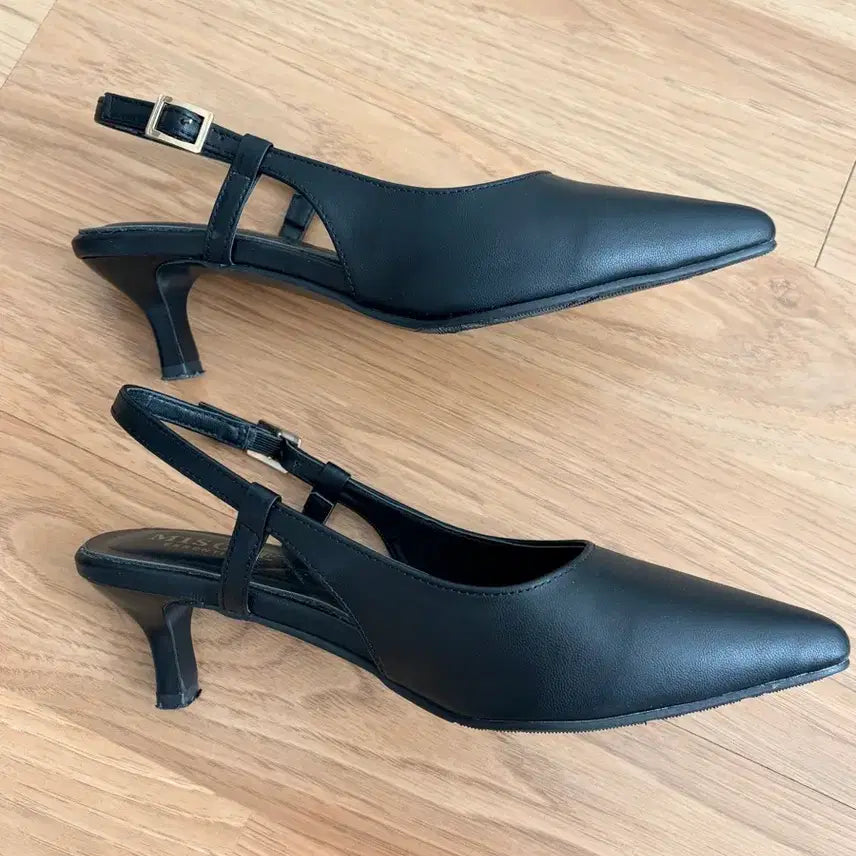 [BUNJANG] MISOPE Slingback 240 Black Heels / 미소페 슬링백 240
