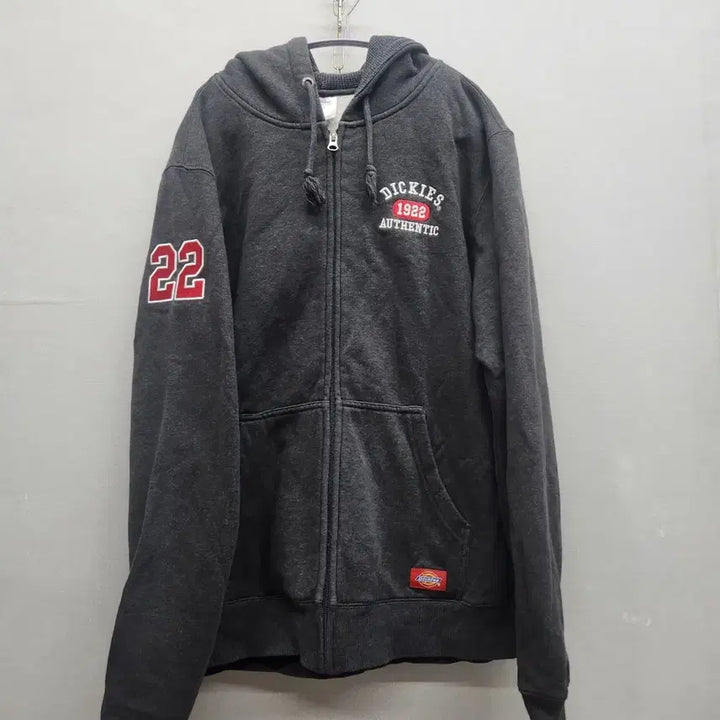 [BUNJANG] Dickies Logo Embroidered Oversized Hoodie Jacket / 디키즈 로고자수 오버핏 후드집업 M(XL)