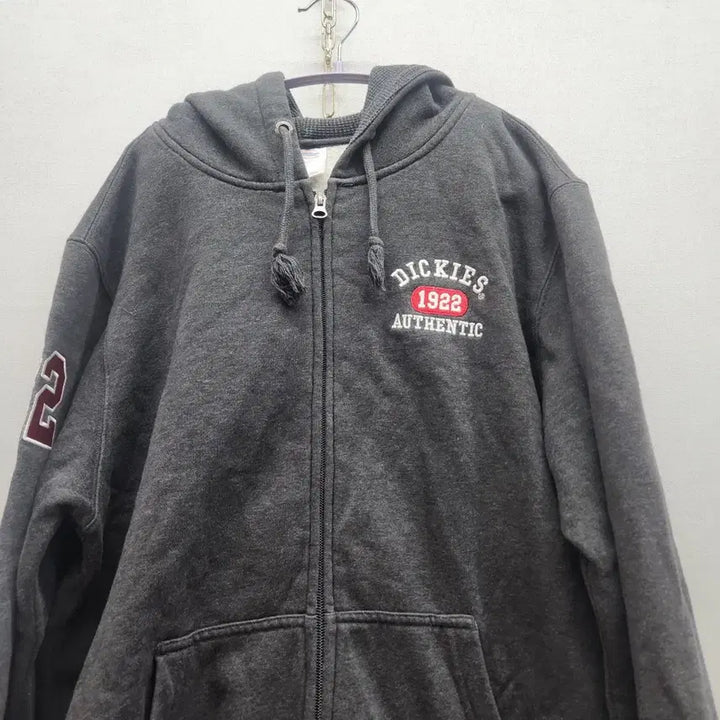 [BUNJANG] Dickies Logo Embroidered Oversized Hoodie Jacket / 디키즈 로고자수 오버핏 후드집업 M(XL)