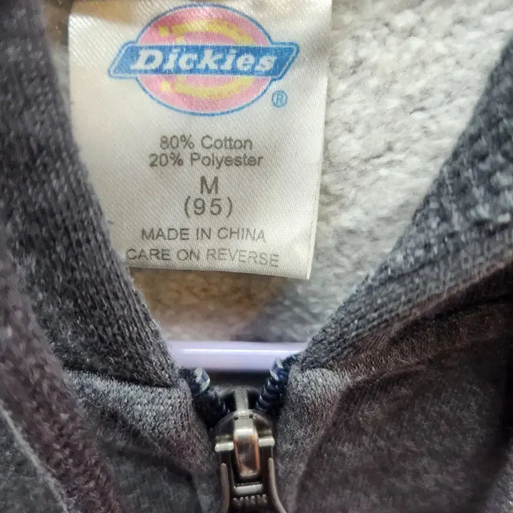 [BUNJANG] Dickies Logo Embroidered Oversized Hoodie Jacket / 디키즈 로고자수 오버핏 후드집업 M(XL)