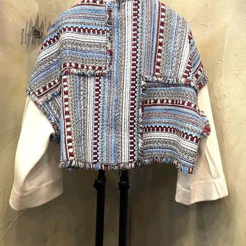 [BUNJANG] System Tweed Crop Top / 시스템 봄 트위드 크롭 55~66