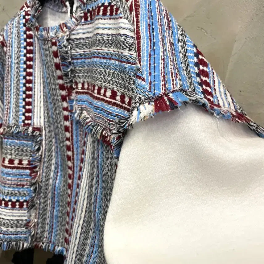 [BUNJANG] System Tweed Crop Top / 시스템 봄 트위드 크롭 55~66