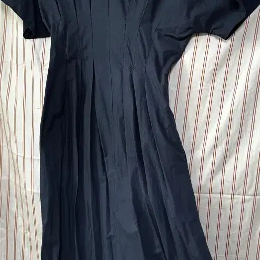 [BUNJANG] ZARA Navy Pleated Shirt Dress XS / 자라 네이비 플리츠 셔츠 원피스 XS