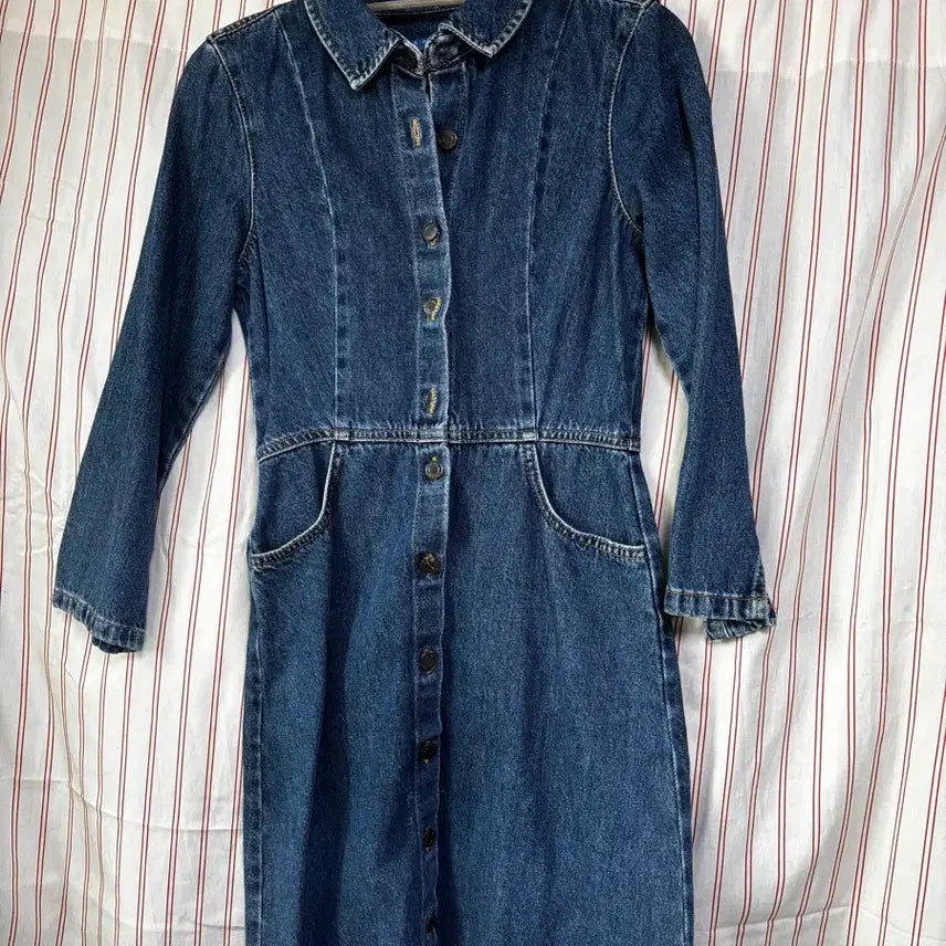 [BUNJANG] Pull&Bear Denim Shirt Dress S / Pull&Bear 데님 셔츠 원피스 S