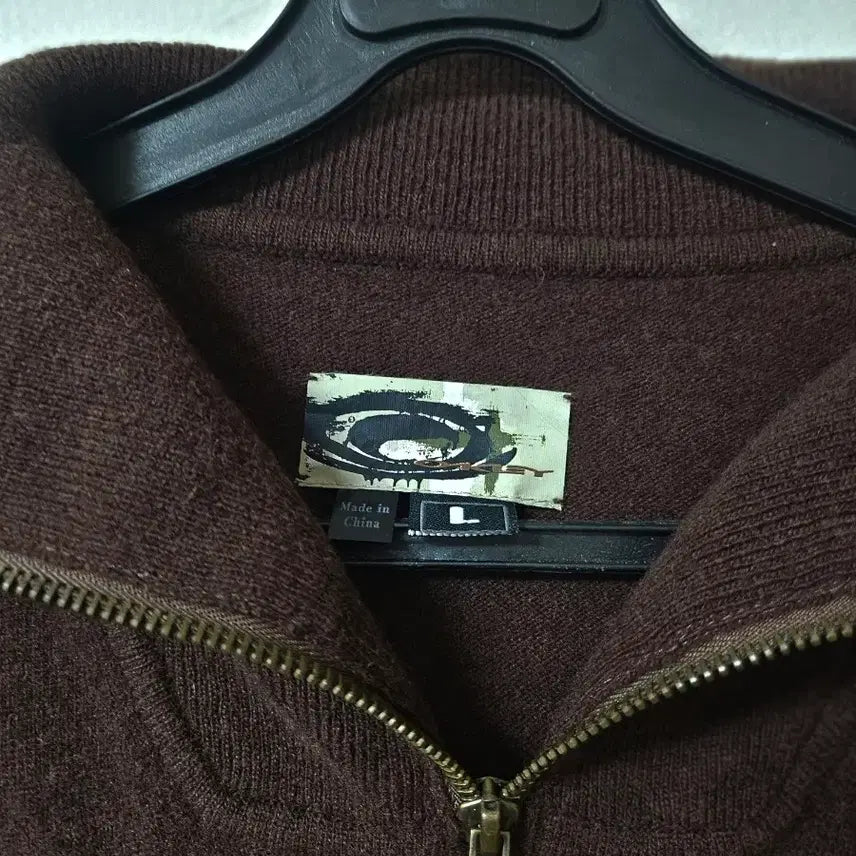 [BUNJANG] Oakley Lambswool Half-Zip Up Sweater / 오클리 램스울100% 하프집업  L