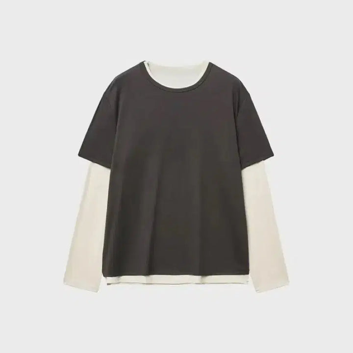 [BUNJANG] Noir Layered Long Sleeve T-shirt / 노이어 레이어드 롱 슬리브 티셔츠