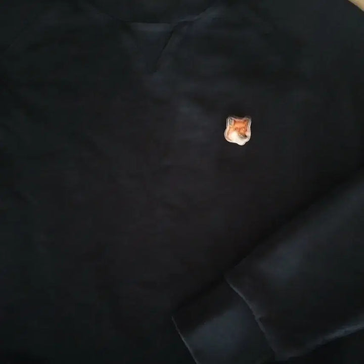 [BUNJANG] Maison Kitsune Fox Patch Sweatshirt Navy S / 메종키츠네 폭스 패치 맨투맨 네이비 s