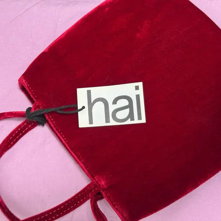 [BUNJANG] Hai Velvet Red Mini Handbag / [새상품]hai 벨벳 레드 미니 핸드백(미닛뮤트 라룸 김아홉 애프터먼데이