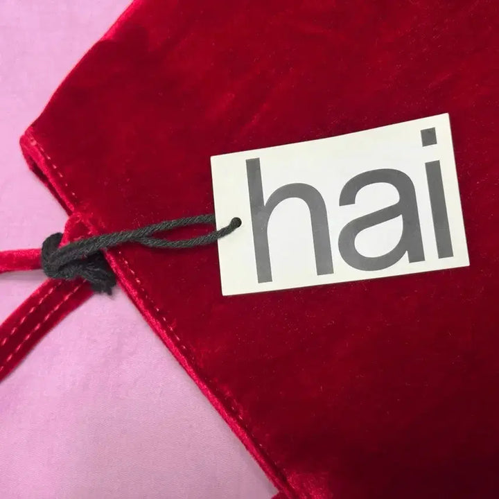 [BUNJANG] Hai Velvet Red Mini Handbag / [새상품]hai 벨벳 레드 미니 핸드백(미닛뮤트 라룸 김아홉 애프터먼데이