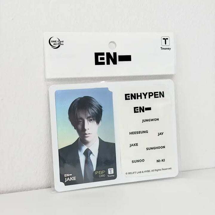 [BUNJANG] ENHYPEN Jake T-money Transportation Card / (미개봉 양도) 엔하이픈 제이크 티머니 교통카드