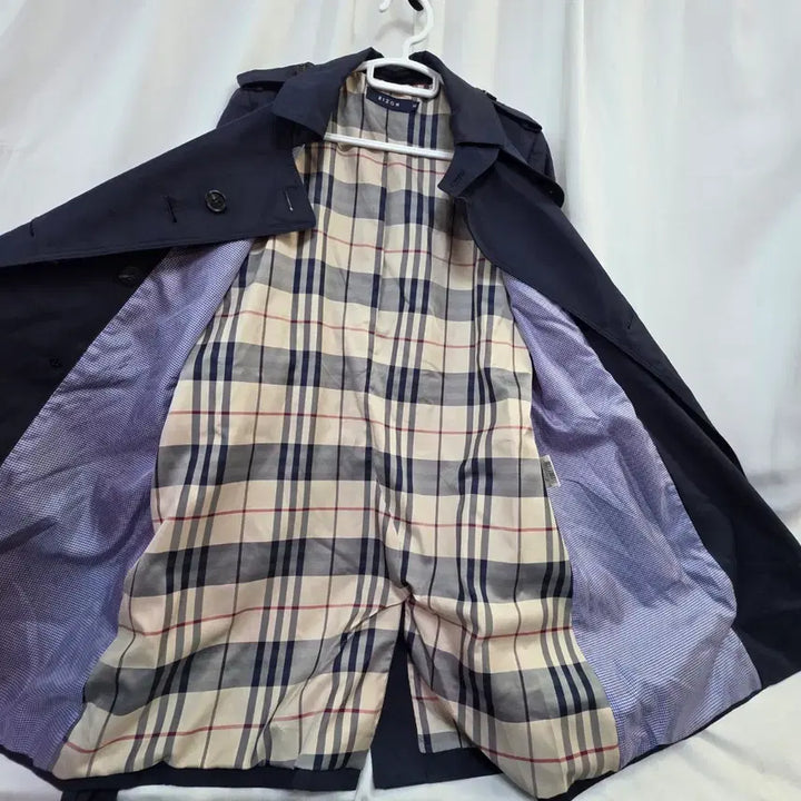 [SOLD OUT] RIZON 여성간절기초봄늦가을네이비 트렌치반 코트66