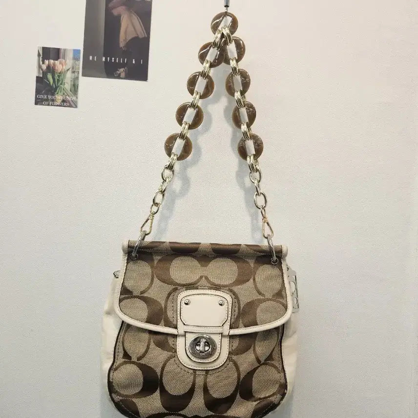 [BUNJANG] Coach Signature Chain Shoulder Bag / 코치 시그니처 숄더백 체인백